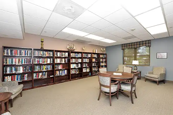 Residents library at Dominican Village