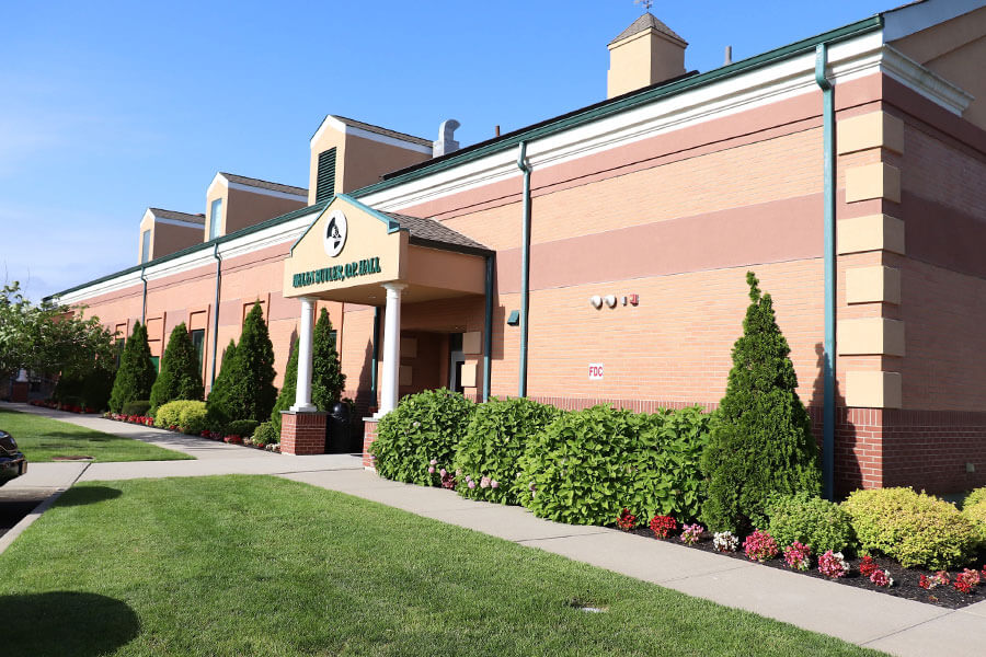 Outside view of Helen Butler Event Hall