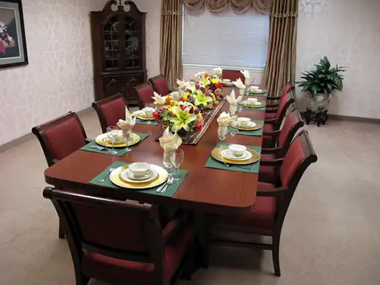 Private dining rooms at Dominican Village
